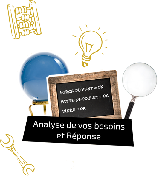 Analyse de vos besoins et réponses.